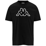 Kappa Logo Korpo Cromen Herre T-shirt - Black - Black