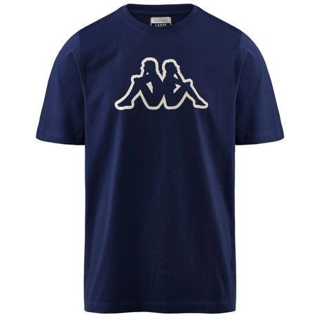 Kappa Logo Korpo Cromen Herre T-shirt - Blue Marine - Blue Marine