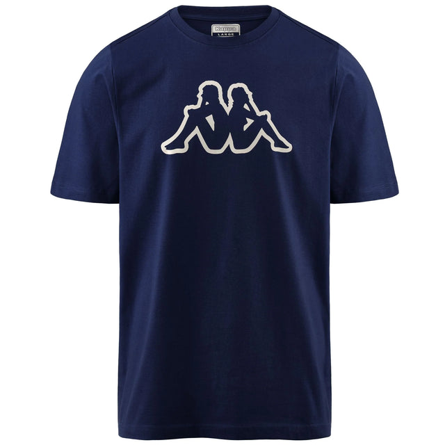 Kappa Logo Korpo Cromen Herre T-shirt - Blue Marine - Blue Marine