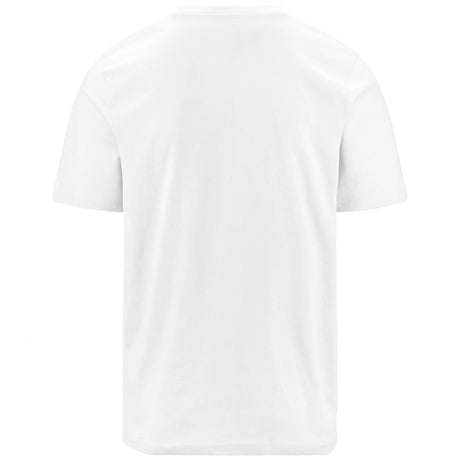 Kappa Logo Korpo Cromen Herre T-shirt - White-Black -
