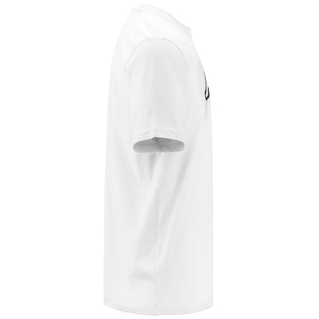 Kappa Logo Korpo Cromen Herre T-shirt - White-Black -
