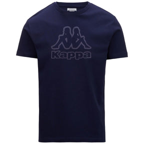 Kappa Logo Korpo Cremy T-shirt Herre - Blue Marine - Blue Marine