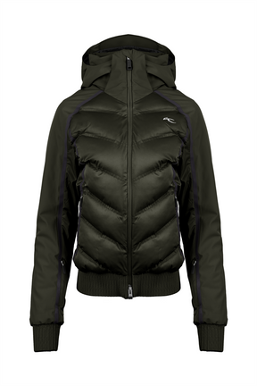 Kjus Women's Bluebird Jacket Skijakke Dame - Dark Olive - Dark Olive