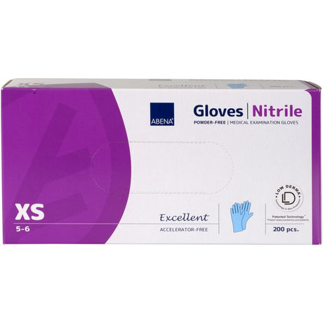 ABENA Excellent Undersøgelseshandsker - - abena-excellent-nitrile-xs-1000006803_front-psd