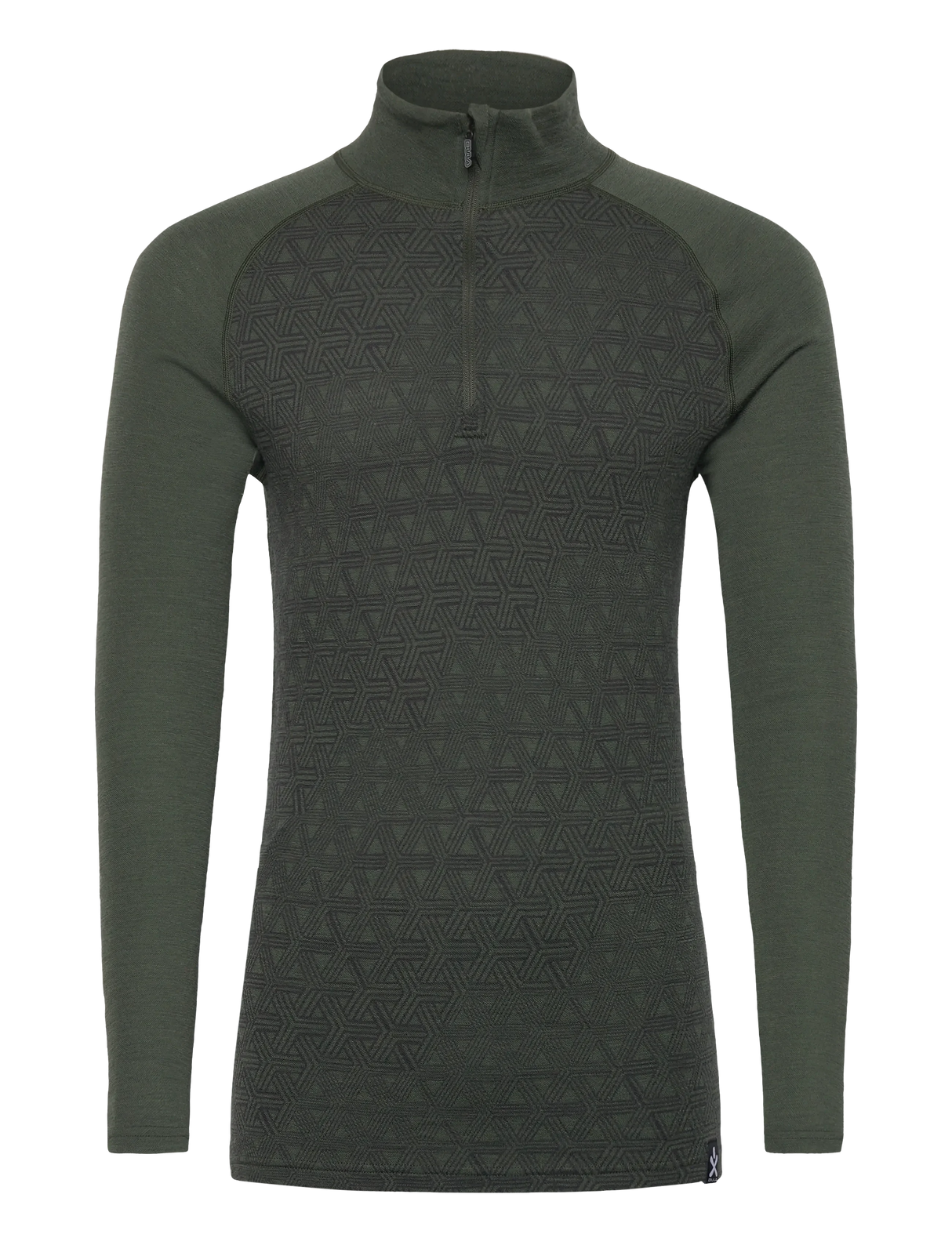 Bula Geo Merino Wool Half Zip Skiundertrøje Herre - Dolive - Dolive