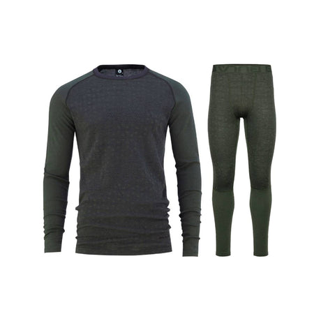Bula Geo Merino Wool Crew Skiundertøj Sæt Herre - Dolive - XL