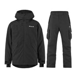 Bula Liftie Insulated Jacket & Pant Skisæt Herre - Black / Black - XL