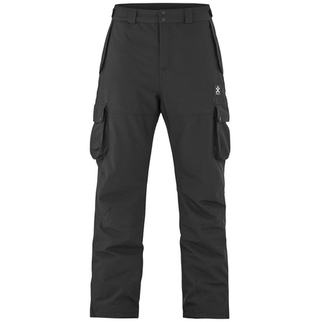 Bula Liftie Insulated Jacket & Pant Skisæt Herre - Rubber / Black -