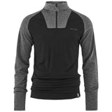 Bula Retro Merino Wool Halfzip Skiundertrøje Herre - Black