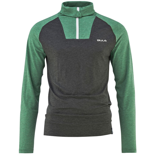 Bula Retro Merino Wool Halfzip Skiundertøj Sæt Herre - Ivy -