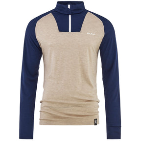 Bula Retro Merino Wool Halfzip Skiundertrøje Herre - Navy - Navy