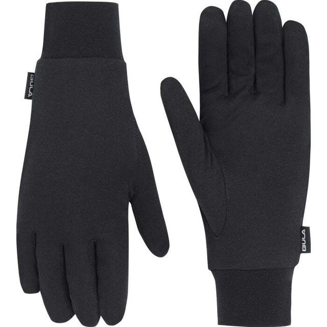 Bula Wool Glove Liner Inderhandsker Herre - Black - Black