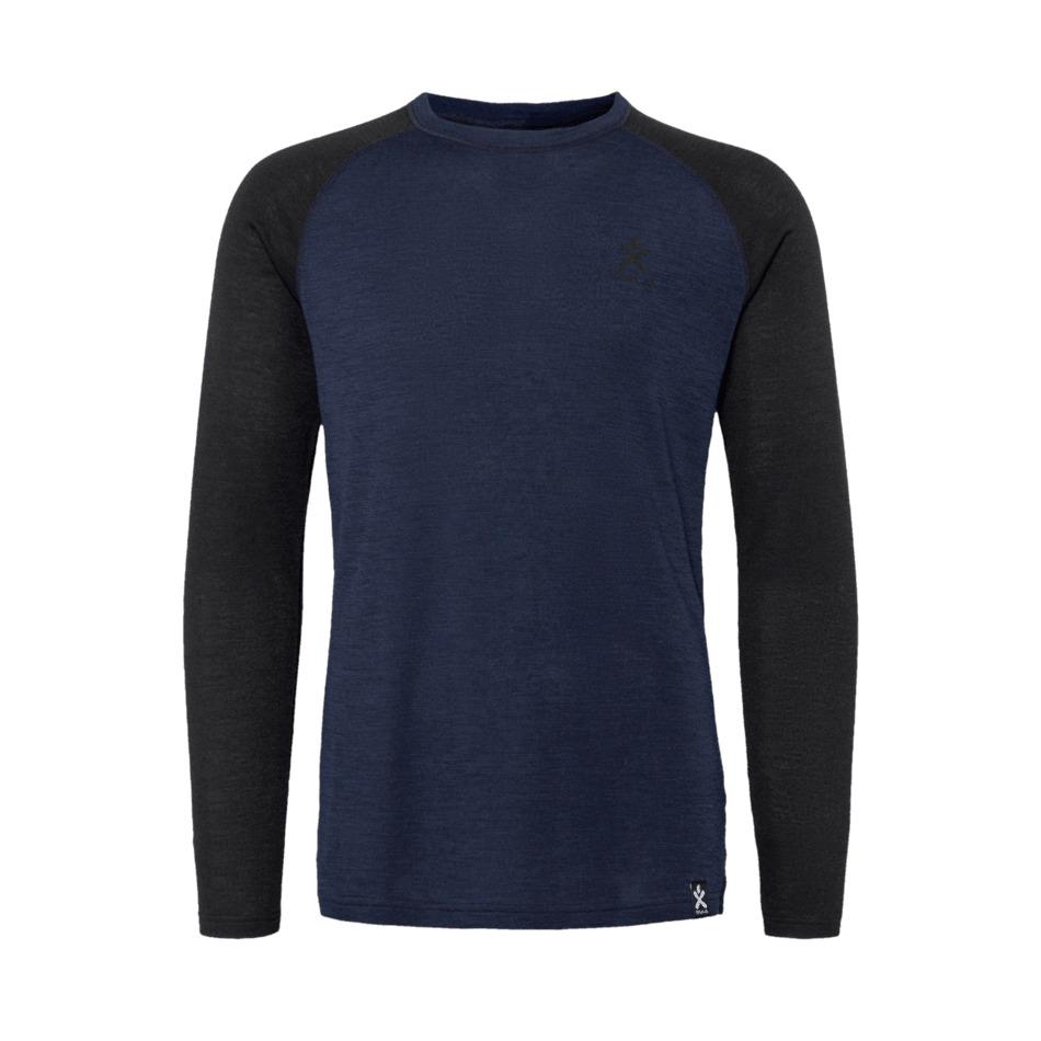 Bula Men's Norm Merino Wool Skiundertøj Sæt Herre - Navy / Black