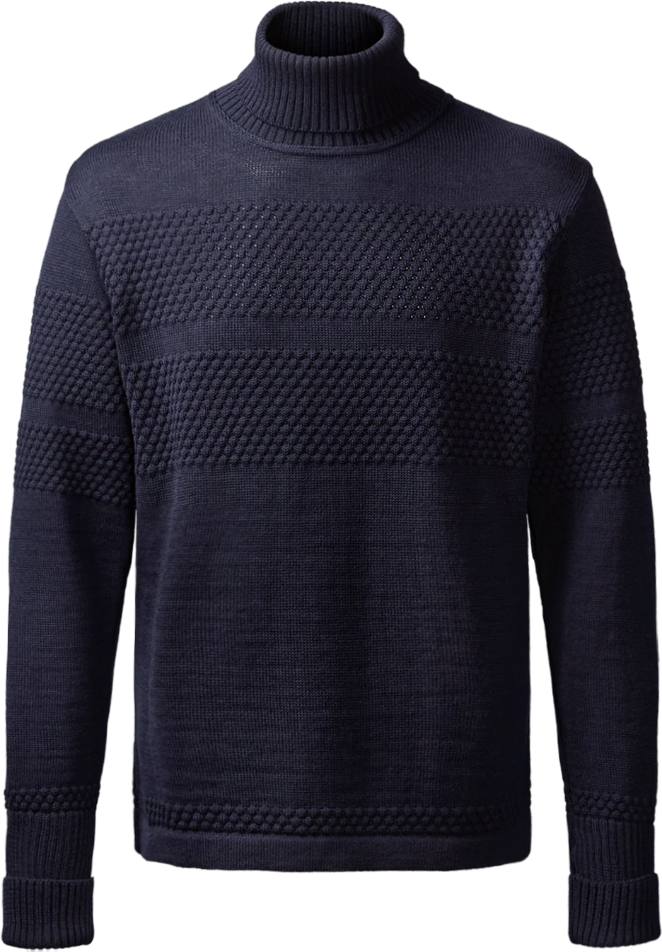 Clipper Saltum pullover med rullekrave Sømandstrøje Herre - Captain Navy