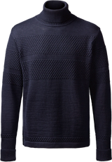 Clipper Saltum pullover med rullekrave Sømandstrøje Herre - Captain Navy