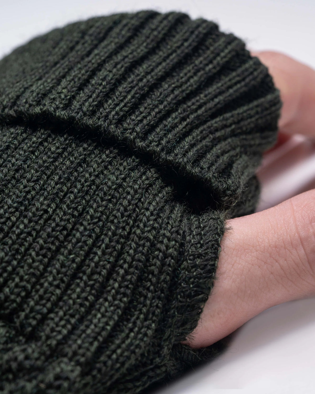Clipper Saltum pullover med rullekrave Sømandstrøje Herre - Olive Melange