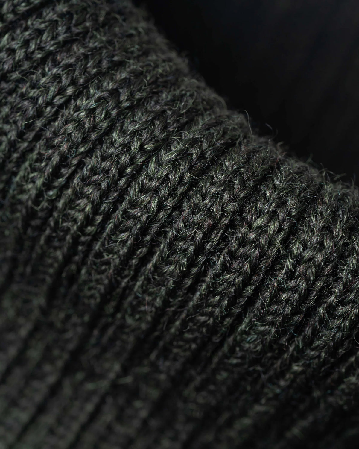 Clipper Saltum pullover med rullekrave Sømandstrøje Herre - Olive Melange