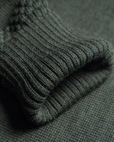 Clipper Saltum pullover med rullekrave Sømandstrøje Herre - Olive Melange