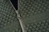 Clipper Saltum Windbreaker Cardigan Sømandstrøje - Olive Melange - - clipper-saltum-windbreaker-olive-melange-50936-61839_4