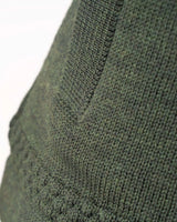 Clipper Saltum Windbreaker Cardigan Sømandstrøje - Olive Melange - - clipper-saltum-windbreaker-olive-melange-50936-61839_5