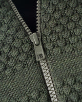 Clipper Saltum Windbreaker Cardigan Sømandstrøje - Olive Melange - - clipper-saltum-windbreaker-olive-melange-50936-61839_6