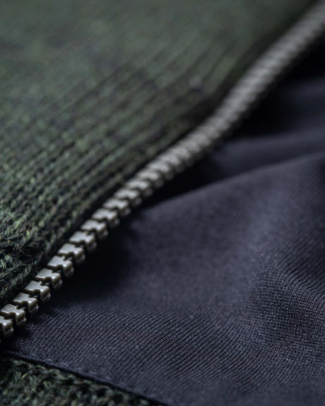 Clipper Saltum Windbreaker Cardigan Sømandstrøje - Olive Melange - - clipper-saltum-windbreaker-olive-melange-50936-61839_7