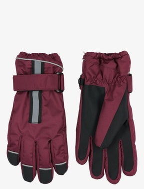 COLD Softy Gloves - handsker til børn - Aubergine - Aubergine