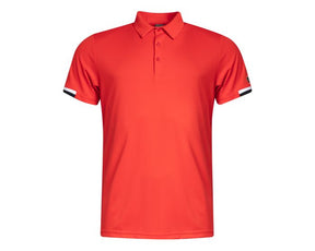 Cross Sportswear M Brassie Polo T-shirt Herre - Flame Scarlet - Flame Scarlet