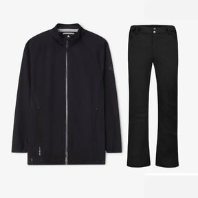 Cross Sportswear M Edge Pants Golf Regnsæt Herre - Black / Black - XXL