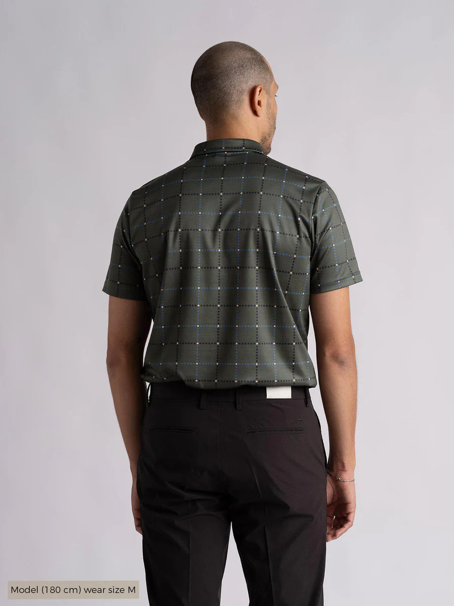 Cross Sportswear M Beau Poloshirt Polo T-shirt Herre - Melaleuca -