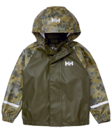 Helly Hansen Kids' Bergen PU AOP Regnsæt Børn - Utility Green 431