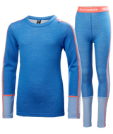 Helly Hansen Juniors' LIFA® Merino Midweight Base Layer Set Skiundertøj Børn - Ultra Blue