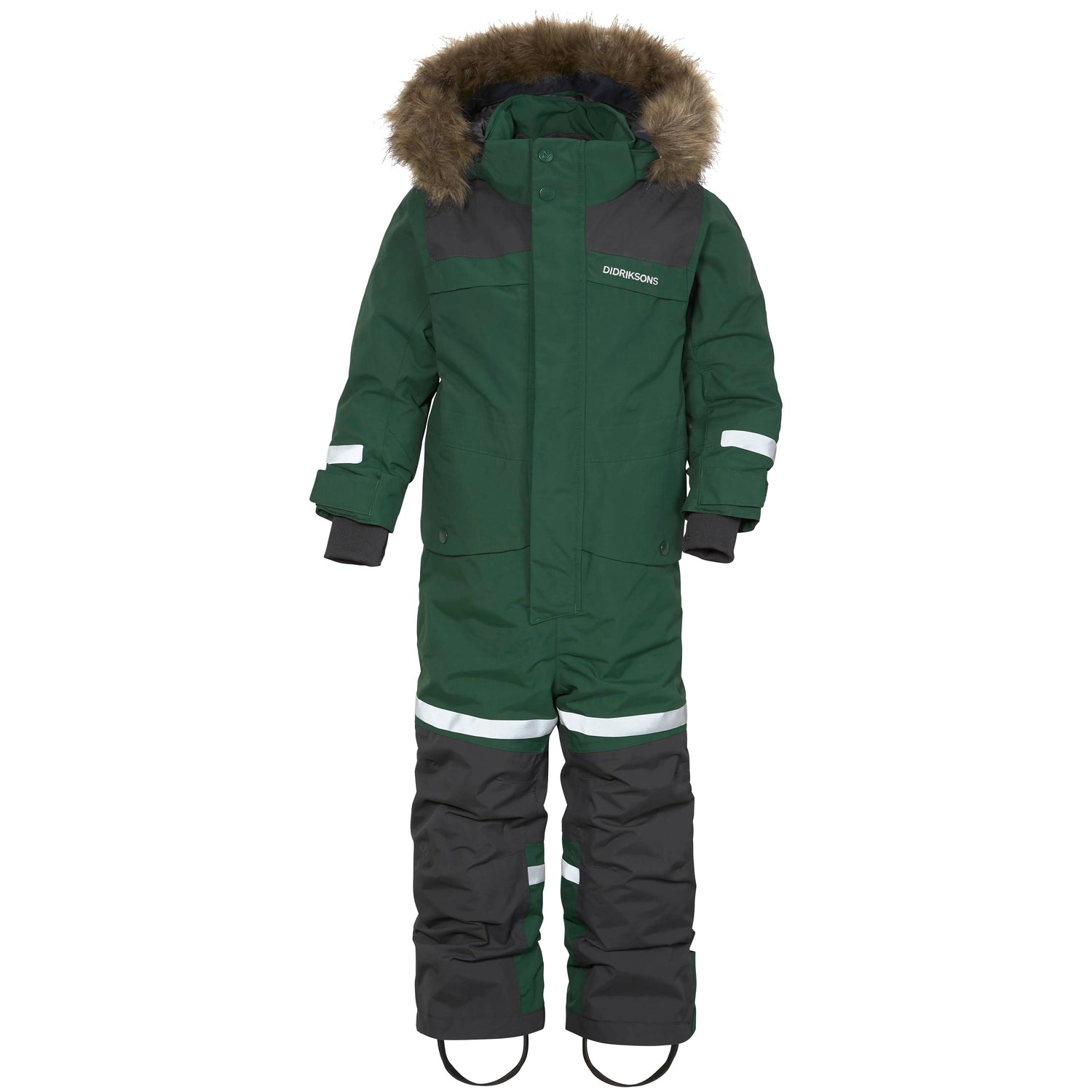 Didriksons Bjärven Kids' Coverall Flyverdragt Børn - Evening Green - Evening Green
