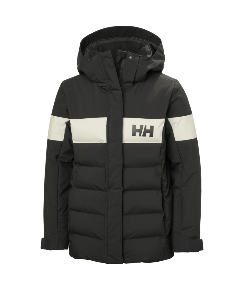 Helly Hansen Juniors' Diamond Ski Jacket Skijakke Børn - Black Sample - Black 140 cm 10 år