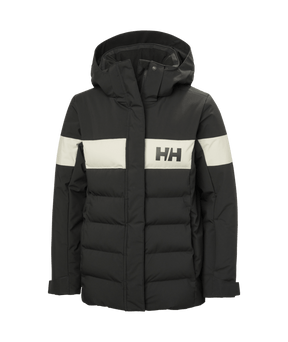 Helly Hansen Juniors' Diamond Ski Jacket Skijakke Børn - Black Sample - Black 140 cm 10 år