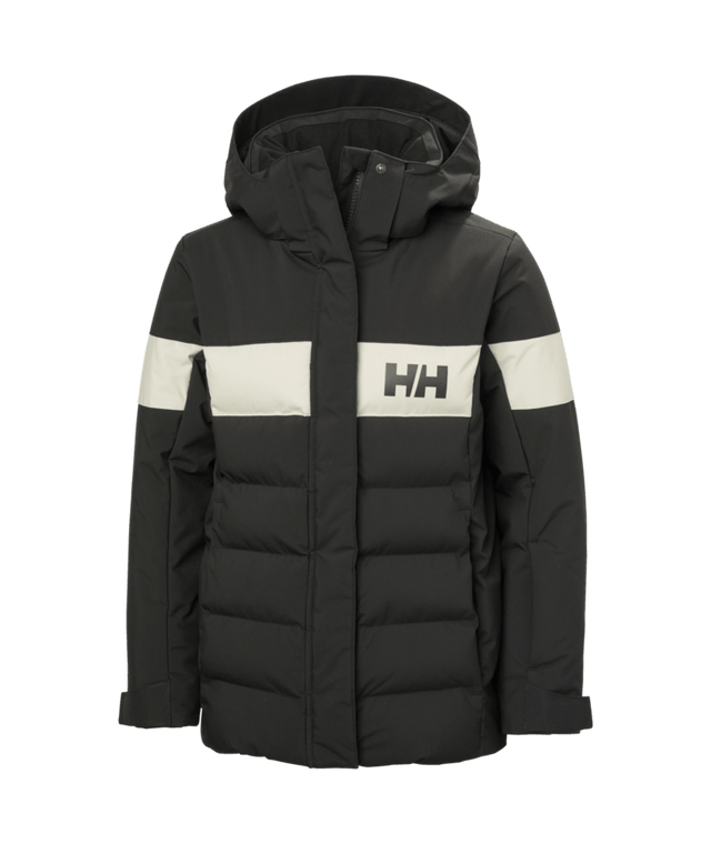 Helly Hansen Juniors' Diamond Ski Jacket Skijakke Børn - Black Sample - Black 140 cm 10 år