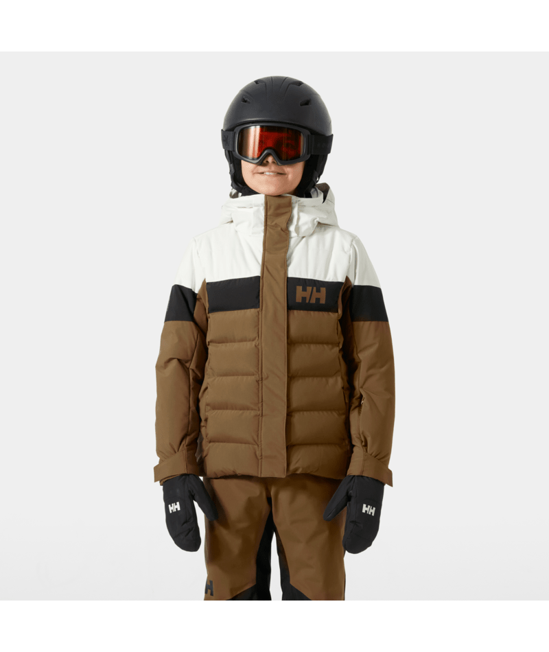 Helly Hansen Juniors' Diamond Ski Jacket Skijakke Børn - Sepia Sample -