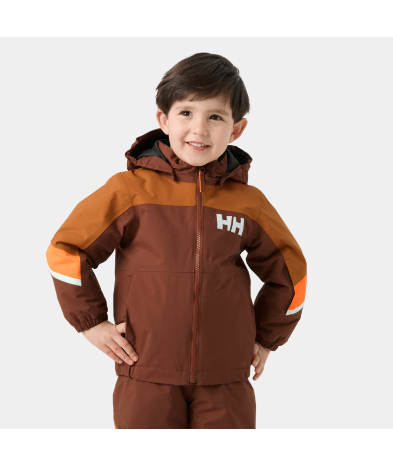 Helly Hansen Kids' Rider Jacket Skijakke Børn - Iron Oxide Sample