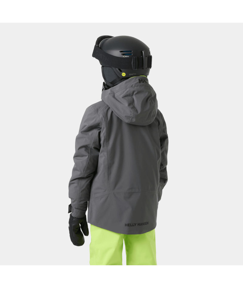 Helly Hansen Juniors' Alpha Ski Jacket Skijakke Børn - Thunder Grey Sample -