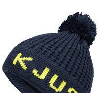 Kjus Juniors Logo Beanie Hue Børn - Atlanta Blue Citrix Yellow