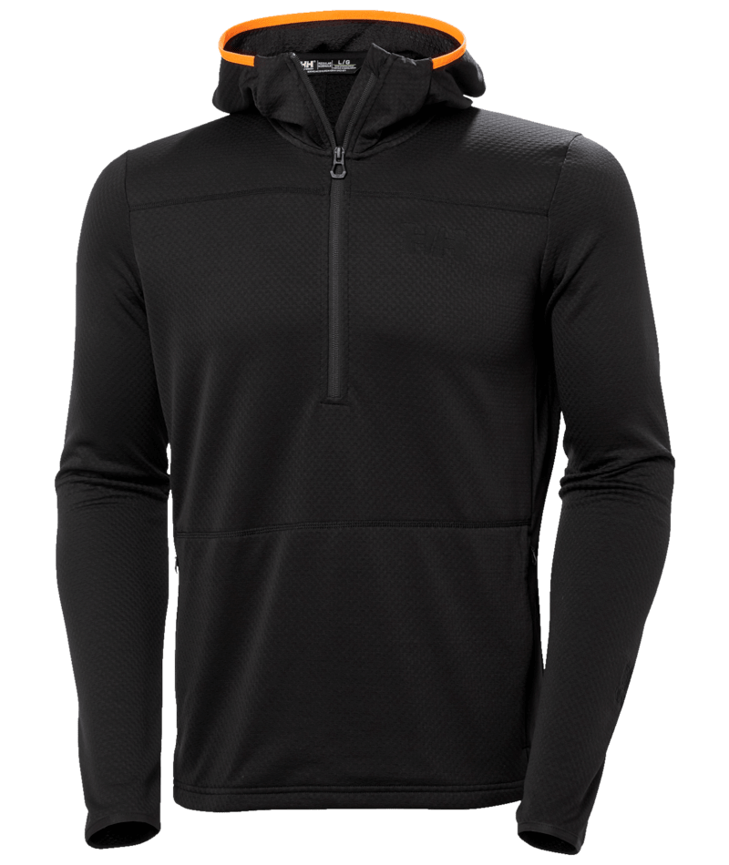 Helly Hansen Men's Powerdreamer Midlayer Hættetrøje Herre - Black