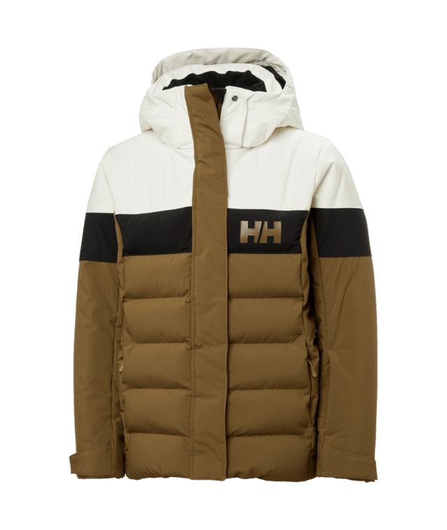 Helly Hansen Juniors' Diamond Ski Jacket Skijakke Børn - Sepia Sample - Sepia 140 cm 10 år