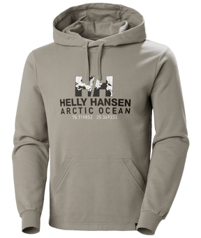 Helly Hansen Men’s Arctic Ocean Organic Cotton Hoodie Hættetrøje Herre - Terrazzo