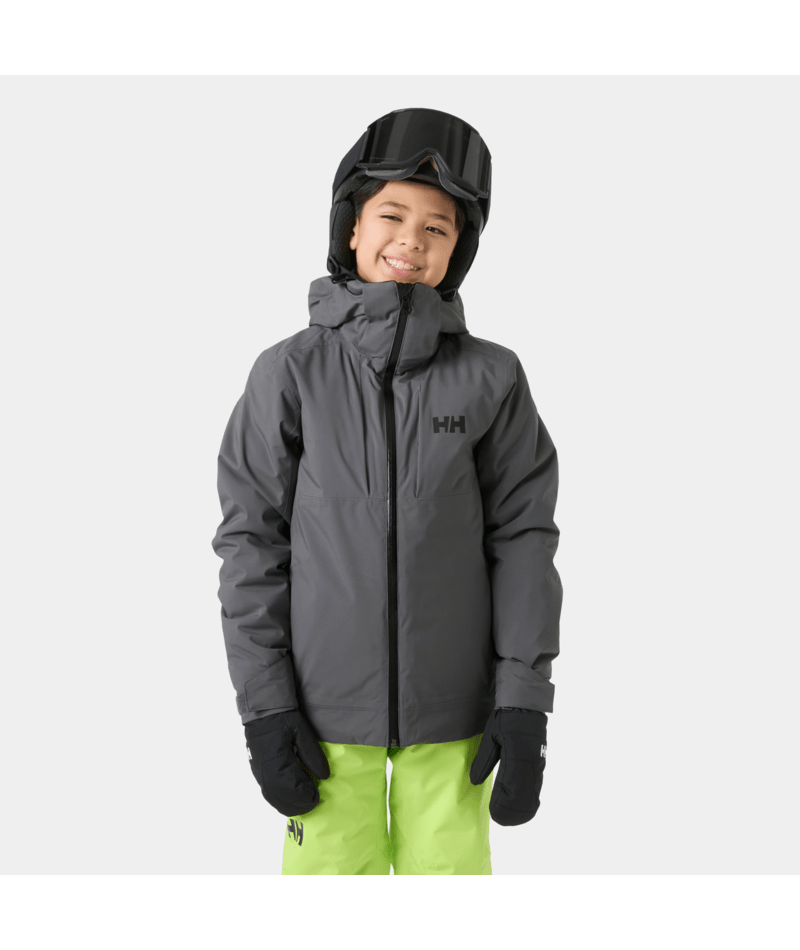 Helly Hansen Juniors' Alpha Ski Jacket Skijakke Børn - Thunder Grey Sample -
