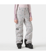 Helly Hansen Juniors Girls’ Diamond Pants Skibukser Børn - Purple Clay AOP Sample