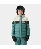 Helly Hansen Juniors' Diamond Ski Jacket Skijakke Børn - Opal Green Sample -