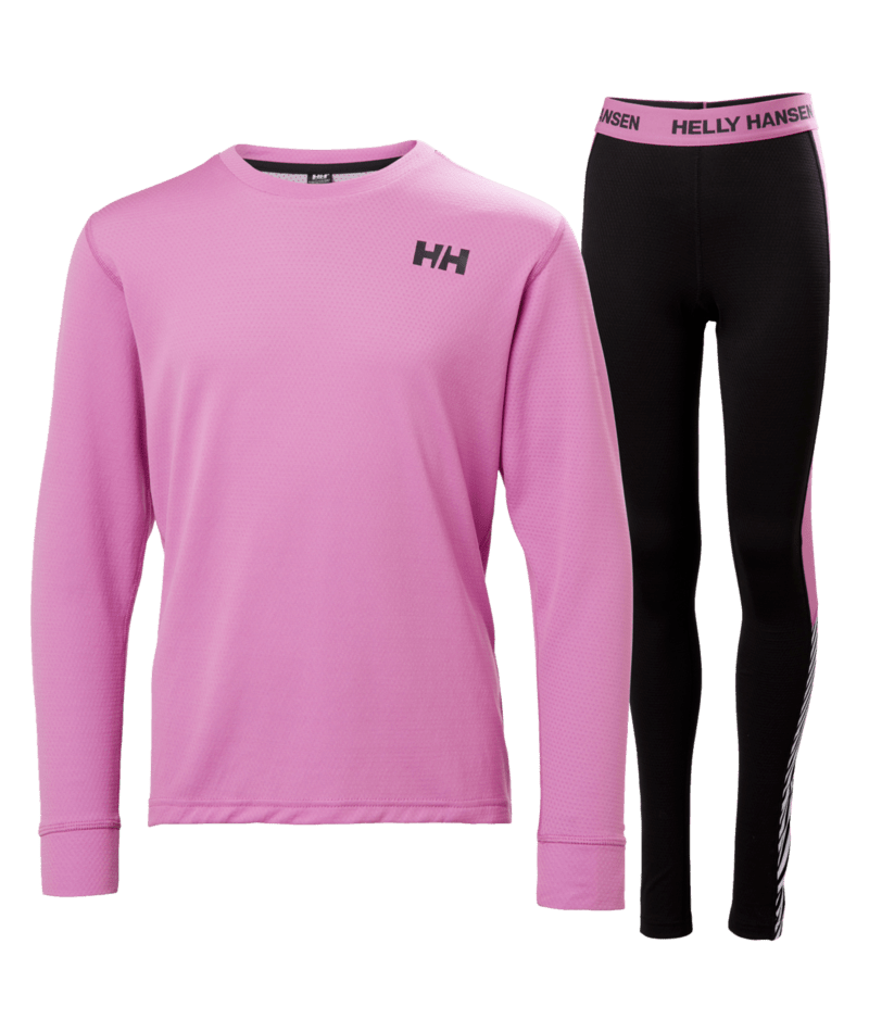Helly Hansen Juniors' HH LIFA® ACTIVE Base Layer Set Skiundertøj Børn - Meta Pink Sample