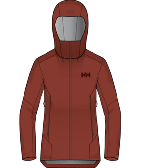 Helly Hansen Women’s Verglas Infinity Shell Jacket Skaljakke Dame - Deep Canyon