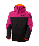 Helly Hansen Men's ULLR D Shell Ski Jacket - Magenta 2.0 L