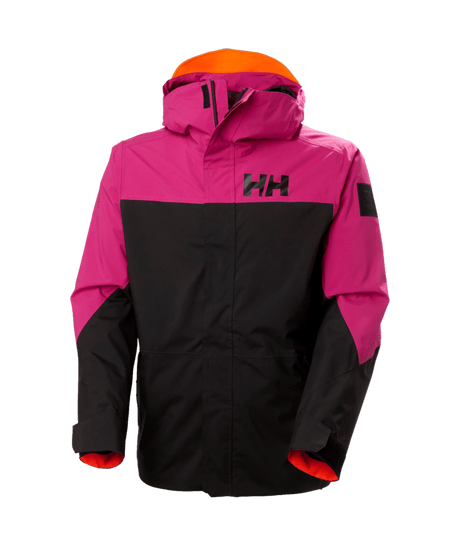 Helly Hansen Men's ULLR D Shell Ski Jacket - Magenta 2.0 L